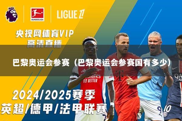 巴黎奥运会参赛（巴黎奥运会参赛国有多少）