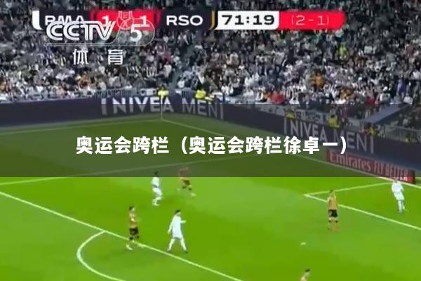 奥运会跨栏（奥运会跨栏徐卓一）